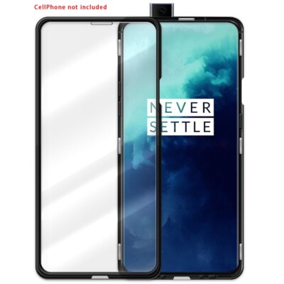 Magnetic Adsorption Tempered Glass Case Cover for OnePlus 7 Pro 5G Sprint Phone