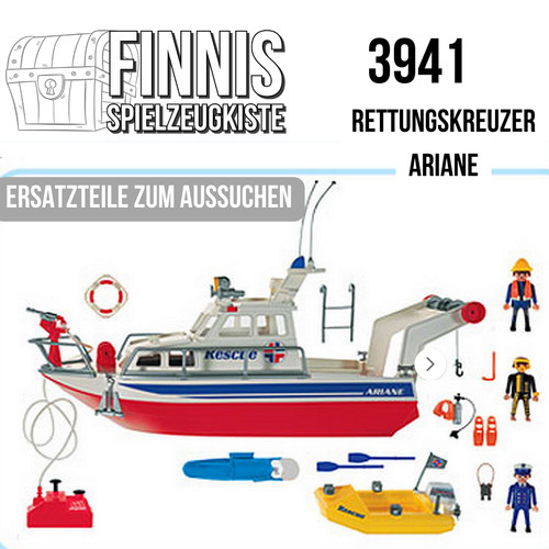 Playmobil 3147 Ariane Rettungskreuzer Boot  Rescue Ersatzteile zum Aussuchen