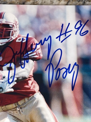 Jeff Posey handsigniertes San Francisco 49ers 8X10 signiertes Foto Auto - Bild 2 von 3