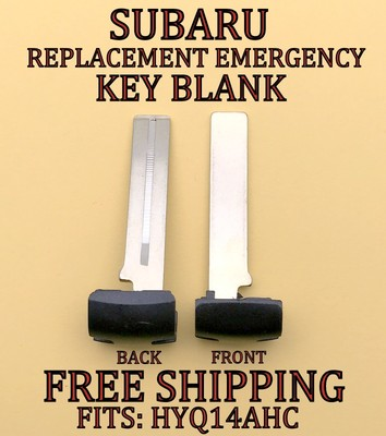 #ad #ad NEW SUBARU SMART KEY PROXIMITY UNCUT EMERGENCY BLADE BLANK INSERT FOR HYQ14AHC $7.88