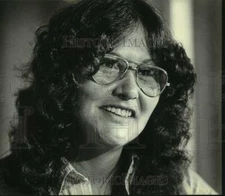 1980 Press Photo Linda Marchiano, former Linda Lovelace, visiting Milwaukee