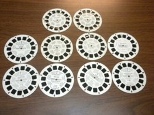 10 VIEWMASTER REELS cartoons MICKEY MOUSE DISNEY SCOOBY DOO YOGI BEAR LASSIE lot