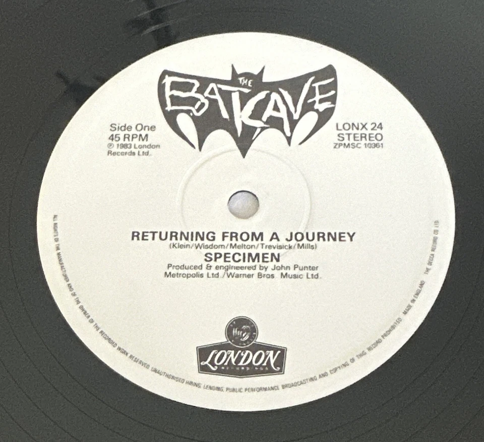 Specimen Returning (From A Journey) 12" Single Vinyl Record LONX 24 EX / VG+ - Image 4 of 4