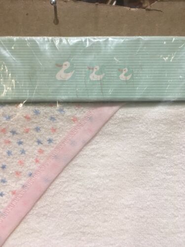 Vintage Baby Hooded Bath Towel. New In Sealed Box! 100%Cotton 36”X 36” Hooded! - Picture 7 of 12