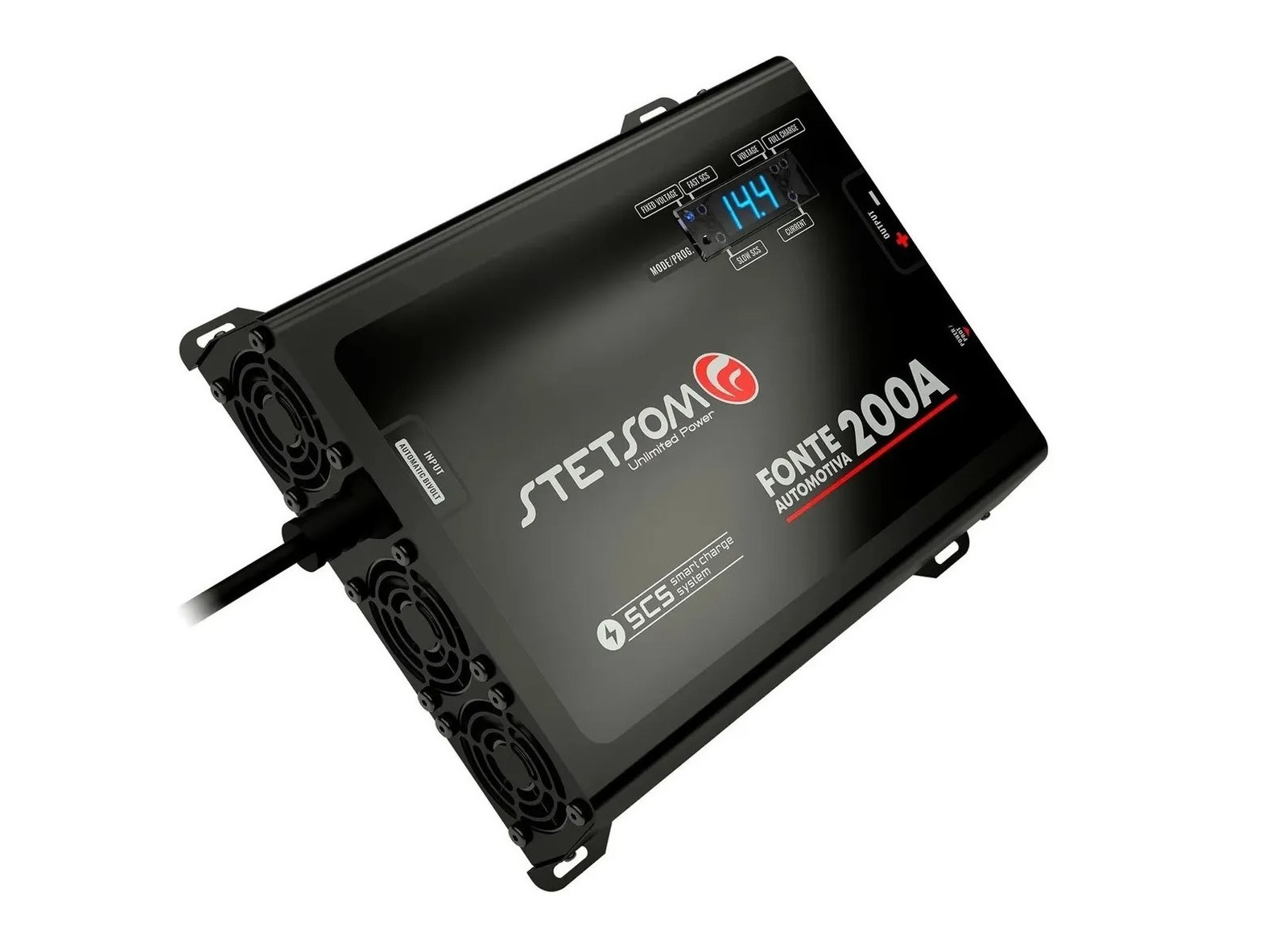 Stetsom Infinite Black Fonte 200 Battery Charger Car Audio Power Supply