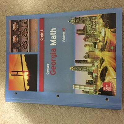 Glencoe Georgia Math Volume 2 Grade 8 - Paperback - VERY GOOD