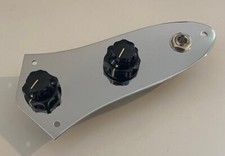 1960's Style Fender Jazz Bass wiring harness with FENDER Pots, Caps, Knobs NEW 