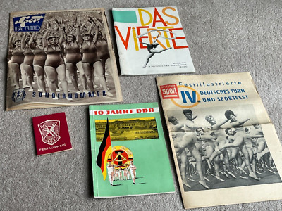 50er & 60er Jahre Sammlung von Gegenständen aus der DDR Deutsches Turn-Und Sportfest