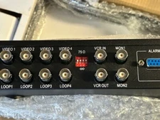 GVI 4 Channel Color Quad Switcher GC Q4CHRTC-BR New Open Box