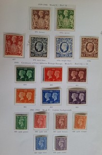 RARE 1939 Great Britain KGVI & Cent of Stamps postage stamps Mint Cat £425