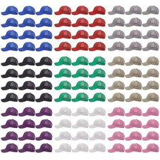 Lot 12 Pieces Trucker Hat Snapback Mesh Back Plain Solid Baseball Cap Visor Hats