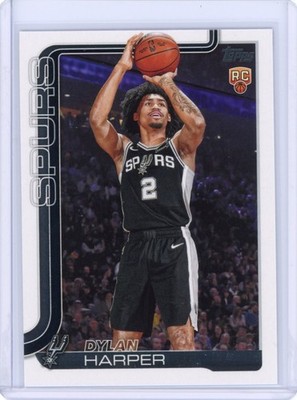 DYLAN HARPER 22025-26 TOPPS BASKETBALL #202 SAN ANTONIO SPURS ROOKIE