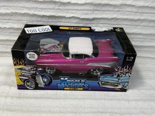 Muscle Machines 57 Chevy Bel Air 1 18, Panther Pink 1957 Chevy 1/18 READ
