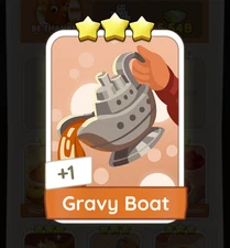 Monopoly Go _ Gravy Boat _ 3 stars ⭐ Sticker