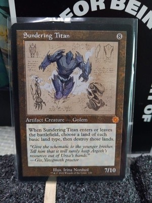 Sundering Titan 120 Schematic The Brothers' War: Retro Frame Artifacts 