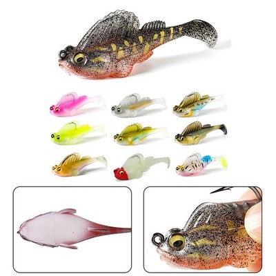 Hochwertiger Springfischköder Köder 14g/7,5cm 1 Stück 3D Augen Superplastic M