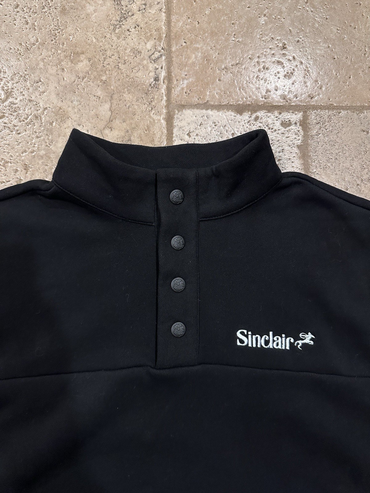 Sinclair Global “The Texture” Black Pullover Jack… - image 6