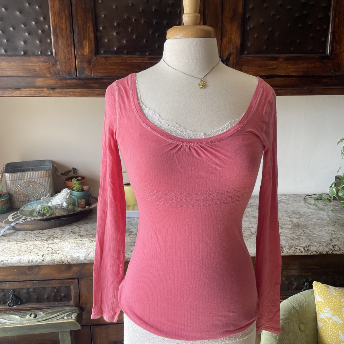 Abercrombie And Fitch Y2k Babydoll Top Hollister 2000s Long sleeve