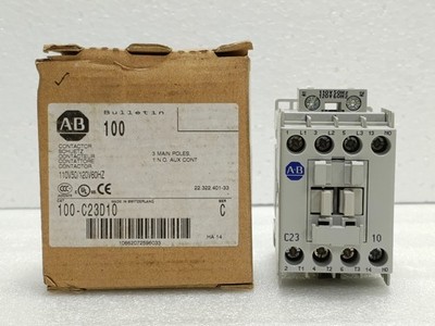 Allen-Bradley 100-C23D10 IEC Schütz 3P 23A 110/120V Spule Neu