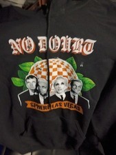 NO DOUBT Women&rsquo;s Black Pullover Hoodie Graphic Print Logo Band Music M
