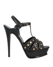 Saint Laurent - Women - Leather Sandals - Bla...