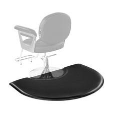 Salon Mat for Hair Stylist,3 x 4 FT Semi-circle Salon Chair Mat,1-inch Thicken