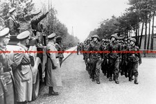 F019339 Soldiers of 14th Galician SS Volunteer Division marching past Reichsfuhr