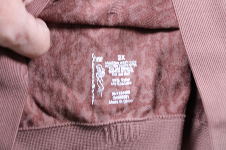 Sujetador con estampado de animales sin costuras Shear Confidence para mujer 2X Foto 2 de 4