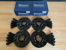 Bimecc Black Alloy Wheel Spacers 5x112 66.6 1...