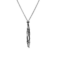 Crystal Holder Necklaces Cage Real Natural Necklace Holder Adjustable Gold - 03