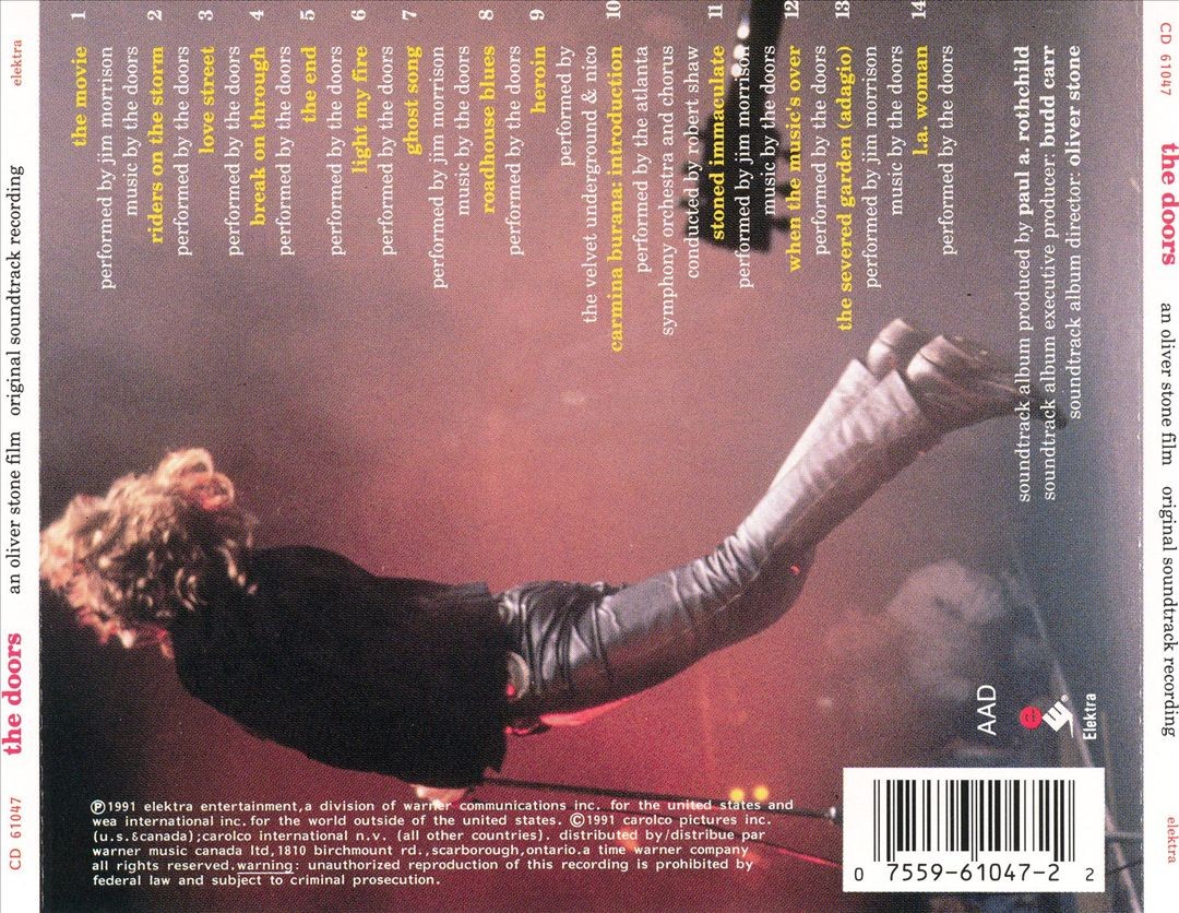 バーチャコールS サウンドトラック／DOORS The Doors [Original Soundtrack] by Original Soundtrack (CD