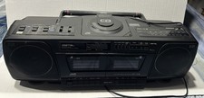 JVC RC-X3 Boom Box Cd And Dual Cassette Player For Parts See Description