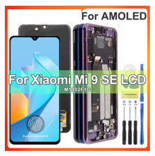 LCD Display Screen Touch Digitizer Replace For Xiaomi Mi 9 SE M1903F2G W/Frame