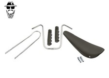 ORIGINAL LOWRIDER U Handlebar 25.4mm SissyBar Black Banana Seat/Grips 20" Bikes
