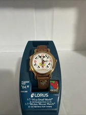 Lorus Mickey Mouse Musical Watch-“It’s A Small World” & “Mickey Mouse March”