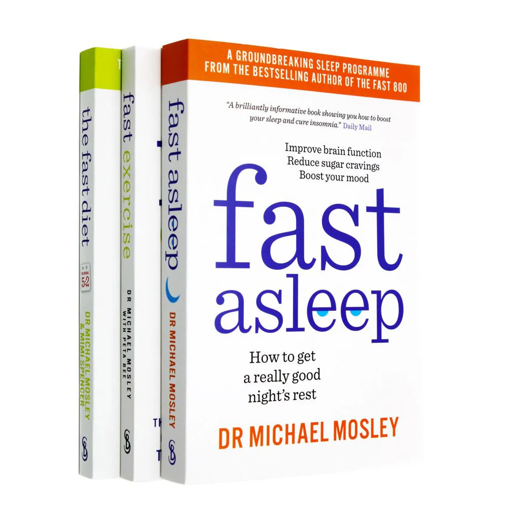 Michael Mosley Collection 3 Books Set Exercise,Fast Diet,4 Weeks to Better Sleep - Image 3