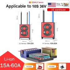 Daly BMS 10S 36V 15A-60A Li-ion BMS Battery Protection Board with Balance+NTC