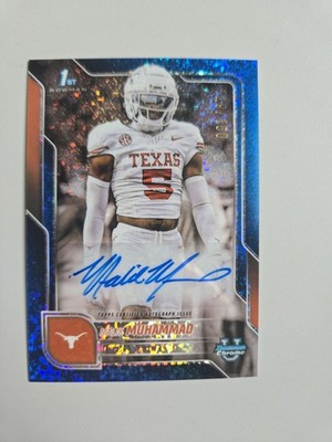 2025 Bowman University Chrome - Chrome Prospect Autographs Malik Muhammad /150