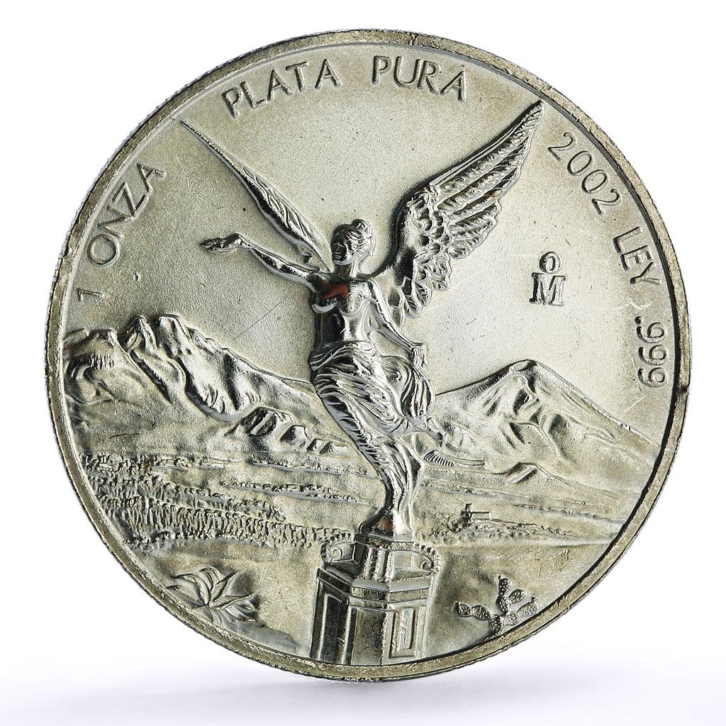 2002年 1オンス 銀貨 天使像　メキシコ Mexico 1 onza Libertad Angel of Independence silver coin 2002 | eBay