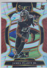 2025 Panini Select James Pearce JR. rookie base card #48 Atlanta Falcons