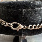 Gold Tone Leaf Statement Collar Necklace Cable Chain Lobster Clasp — photo 2