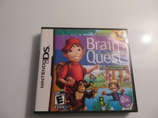 Brain Quest Grades 3 & 4 - Nintendo DS  ages 8-10   Case, Book & Cart.   Rated E