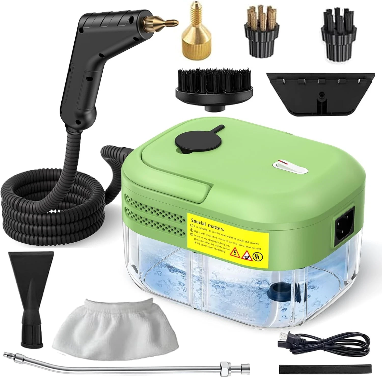 Steam Cleaner Home & Car 15s Heat-Up Handheld Steamer Cleaning 1.2L Portable
Opens in a new window o