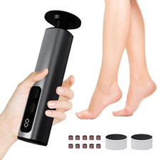 Electric Foot Callus Remover, 2 in 1 Electric Foot File, 9 Speeds Electric Ca...