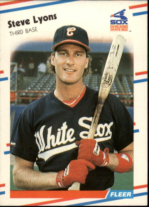 1988 Fleer #405 Steve Lyons - BB