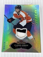 2014-15 Fleer Showcase Claude Giroux White Hot Materials 2  Color Patch #/9