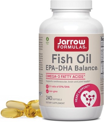 Jarrow Formulas EPA-DHA Balance, 1,200 mg Omega-3 Fatty Acids for Cardiovascul