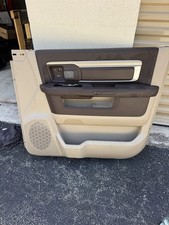 2013-2024 Dodge Ram 1500 Quad Cab Passenger Front Door Panel Brown And Tan 2013-2024 Dodge Ram 1500 Quad Cab Passenger Front Door Panel Brown And Tan