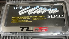 Chrome License Plate Frame For Acura Tl -type S Types Elite Automotive Oem