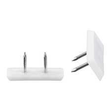 Furniture Feet Nail, Square Chair Table Leg Protector Pad 31mm x 12mm 20pcs